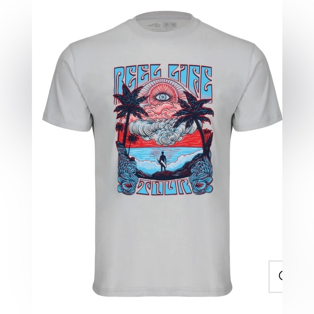 REEL LIFE ESSENTIAL GRAPHIC T-SHIRT L - Picture 3 of 5